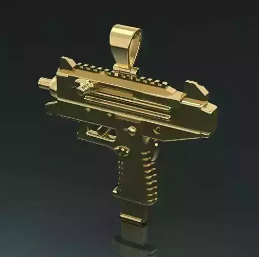 Pendant in the form of an assault rifle Model 1579