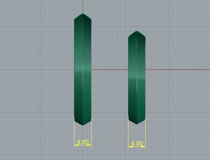 Wedding ring two sizes Model 1593 3D print model_6