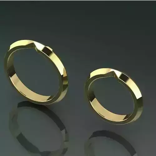 Wedding ring two sizes Model 1593