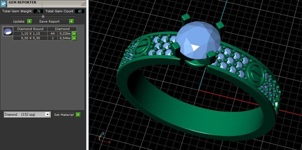 Ring Model 1591 3D print model_8