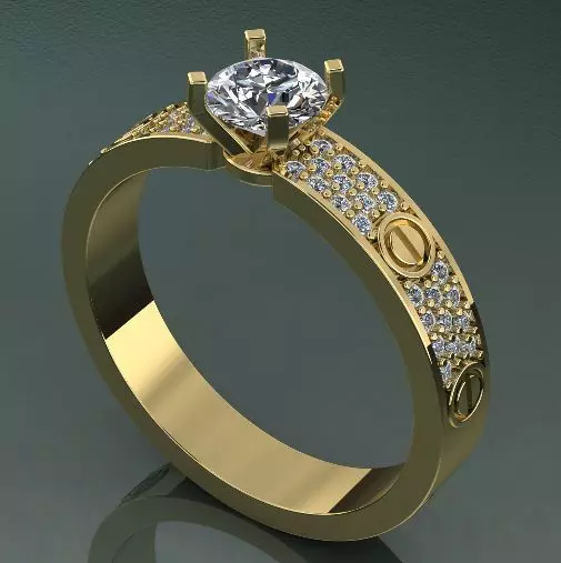 Ring Model 1591 3D print model_0