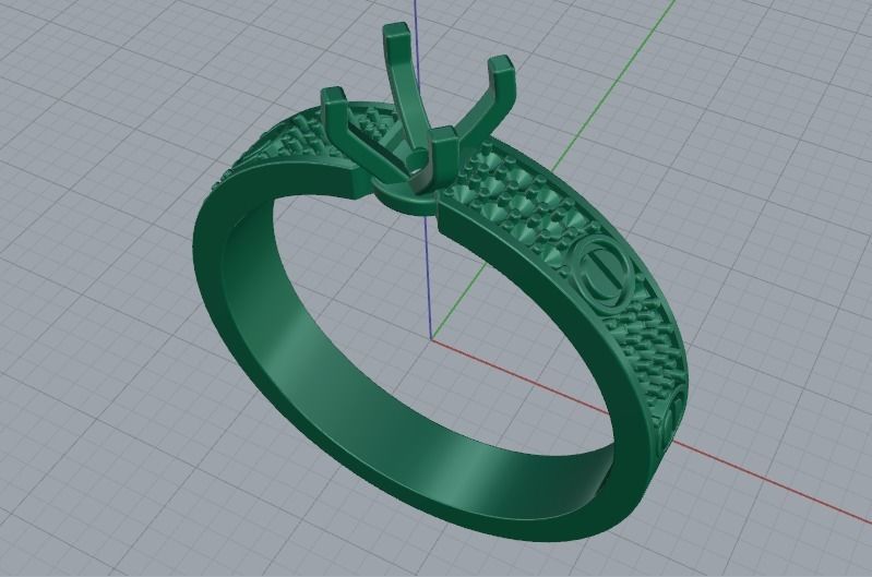 Ring Model 1591 3D print model_2
