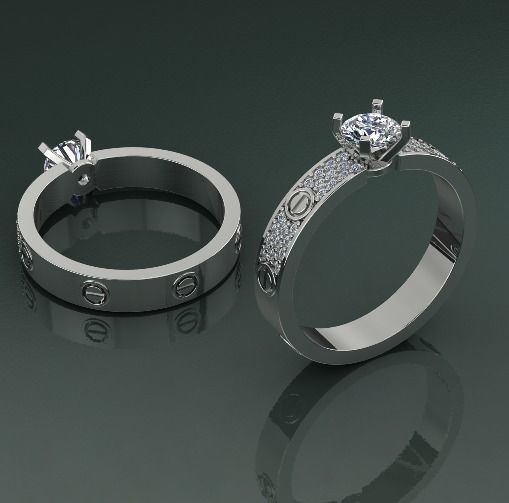 Ring Model 1591 3D print model_1