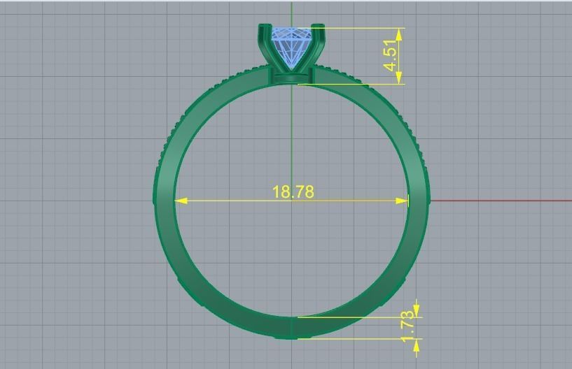 Ring Model 1591 3D print model_5
