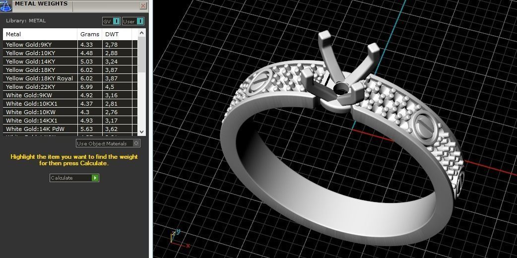 Ring Model 1591 3D print model_7