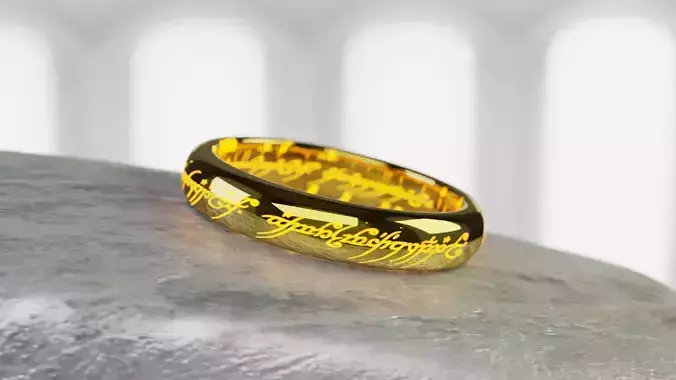Ring of power  low-poly