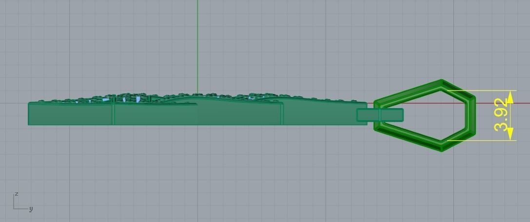 Star of David pendant Model 1608 3D print model_6