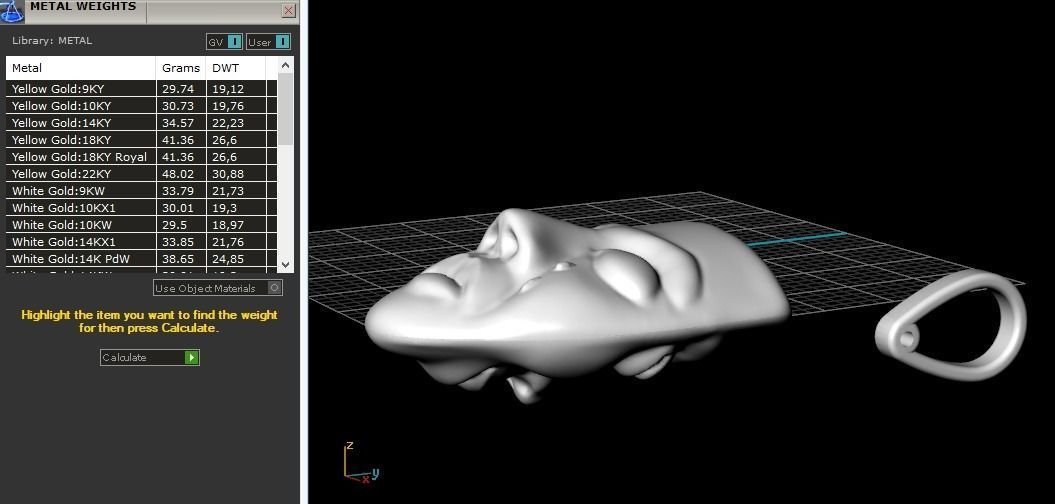 Pendant Mask Comedy and tragedy Model 1618 3D print model_8