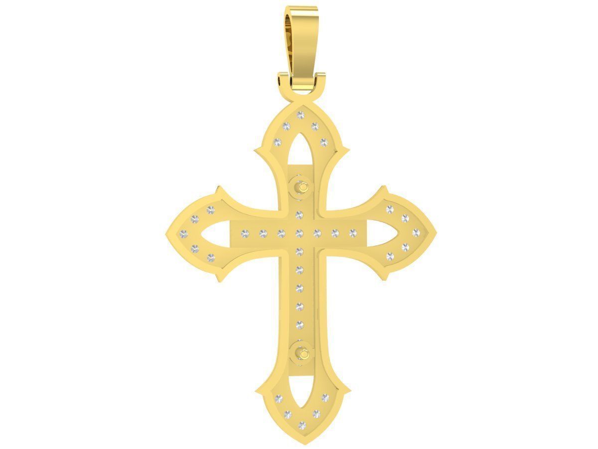 Cross Pendant Jewelry 3D Model 3353 3D print model_5