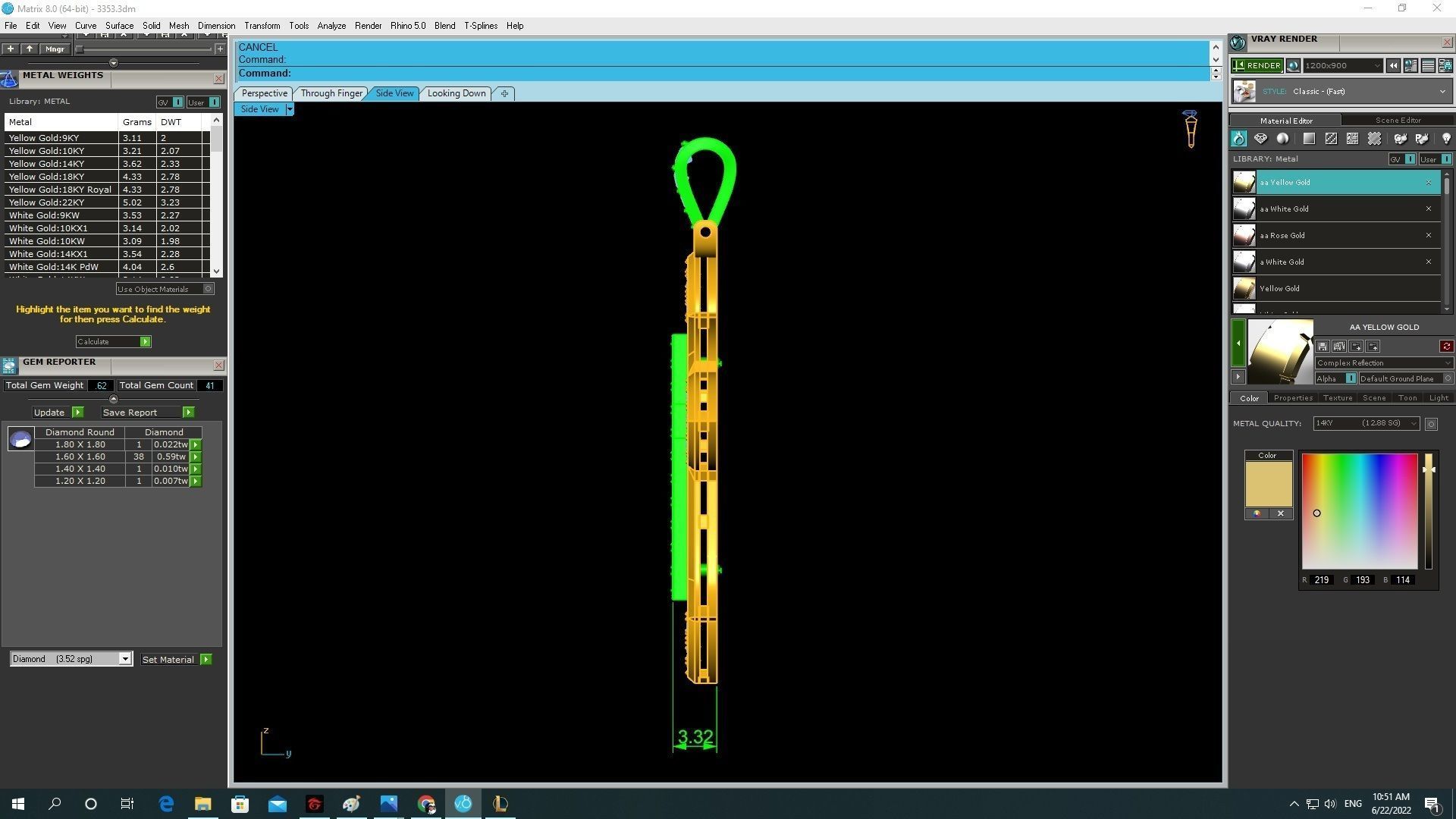 Cross Pendant Jewelry 3D Model 3353 3D print model_4