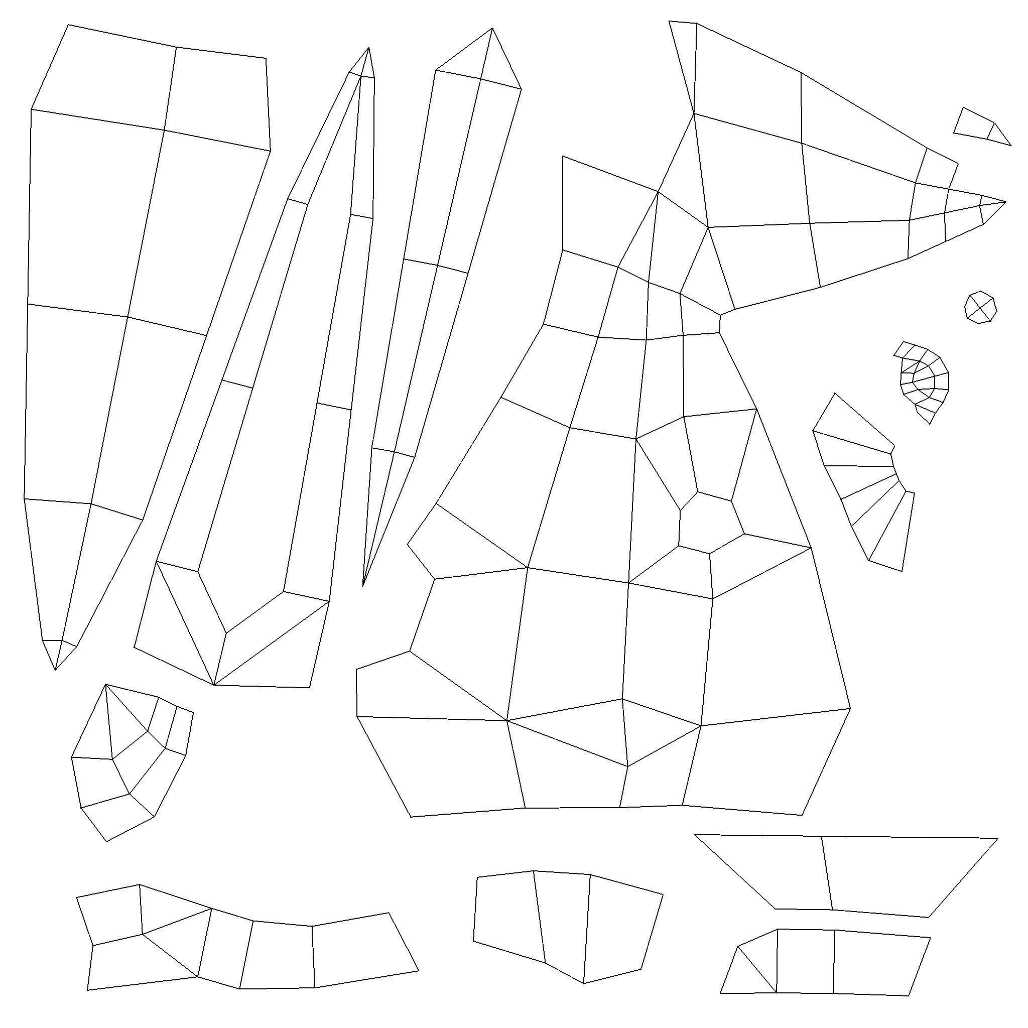 Rabbit Enemy Free low-poly 3D model_4