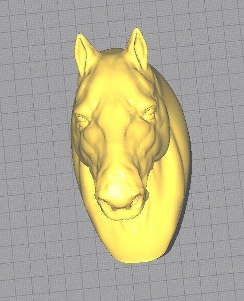 Head Horse 3D print model_7