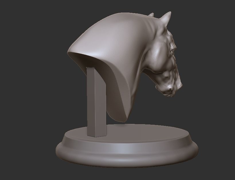 Head Horse 3D print model_4