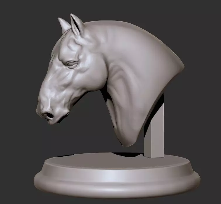 Head Horse 3D print model_0