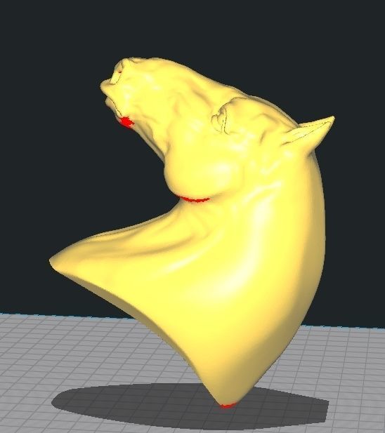 Head Horse 3D print model_9