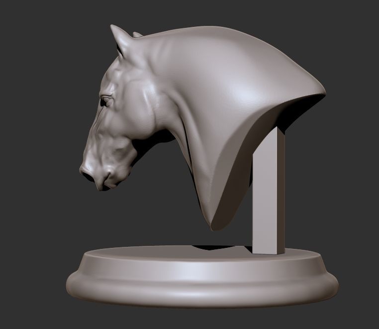 Head Horse 3D print model_1