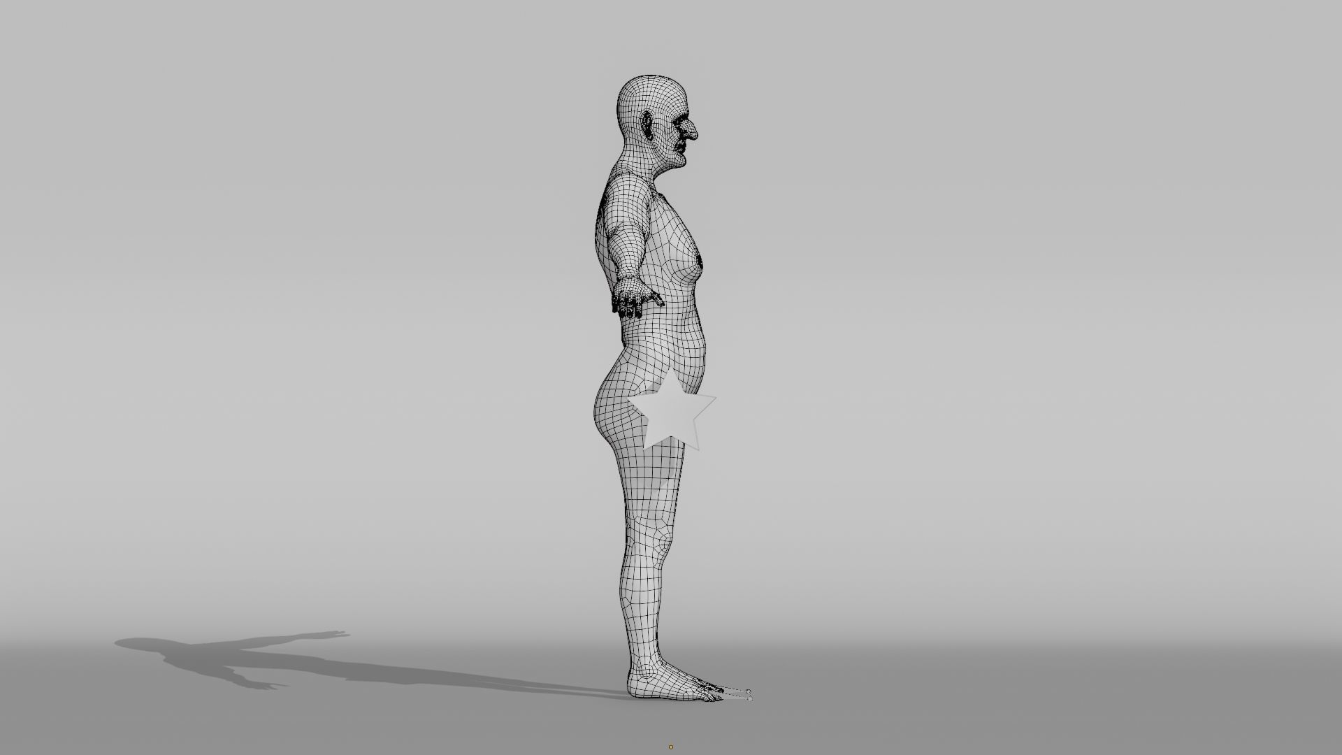 Realistic Male Character - Grandpa Bucky 3D model_18