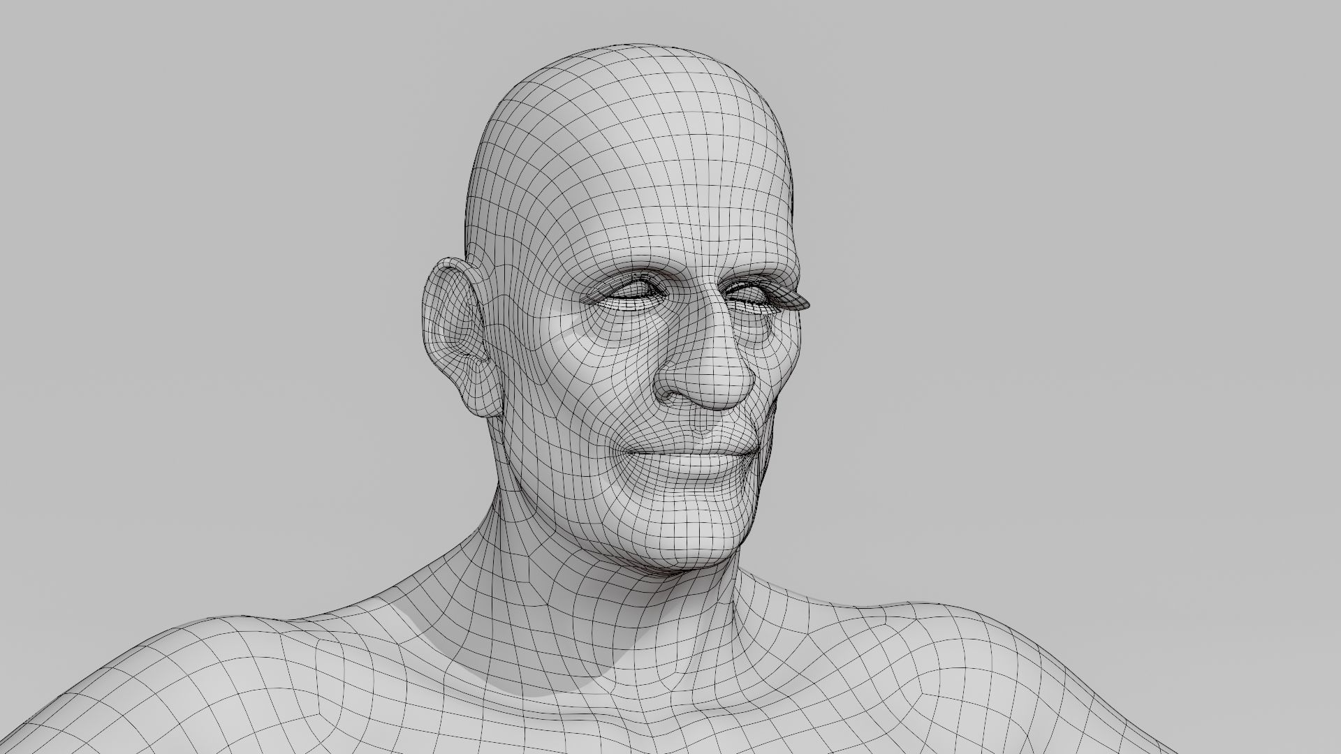 Realistic Male Character - Grandpa Bucky 3D model_16