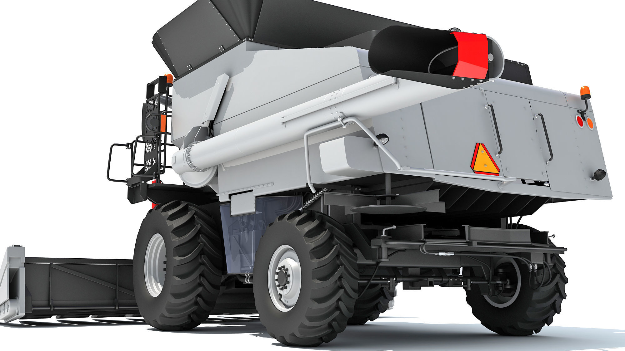 Combine Harvester 3D model_16