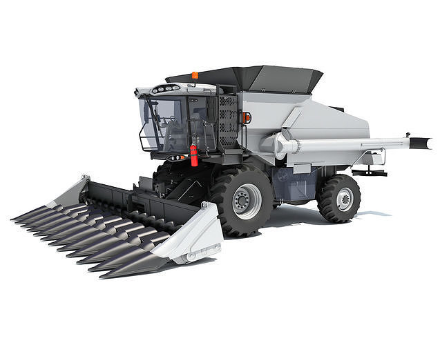 Combine Harvester 3D model