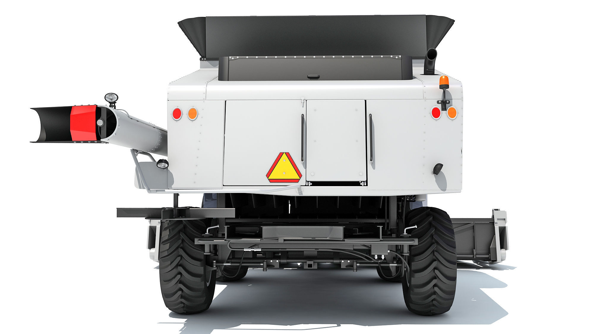 Combine Harvester 3D model_4