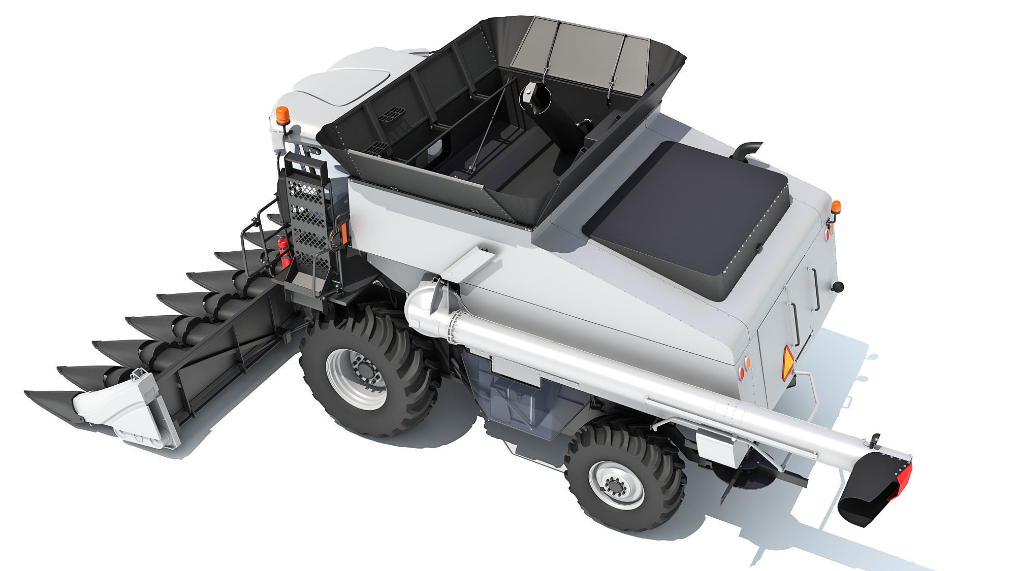 Combine Harvester 3D model_3
