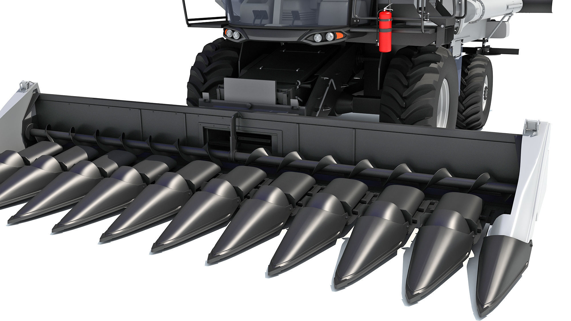Combine Harvester 3D model_13