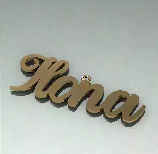 Pendant with the inscription ILONA Model 1622