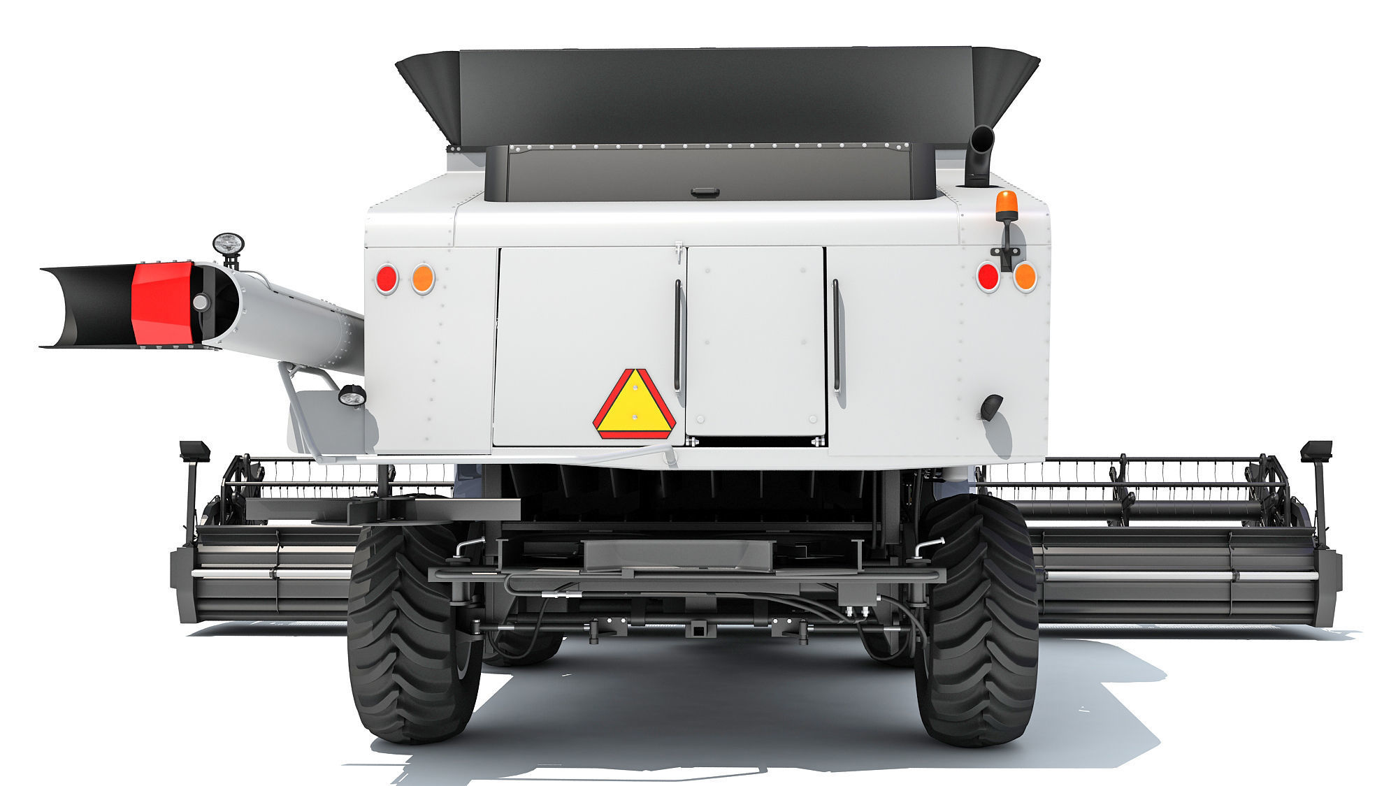 Combine Harvester 3D model_4
