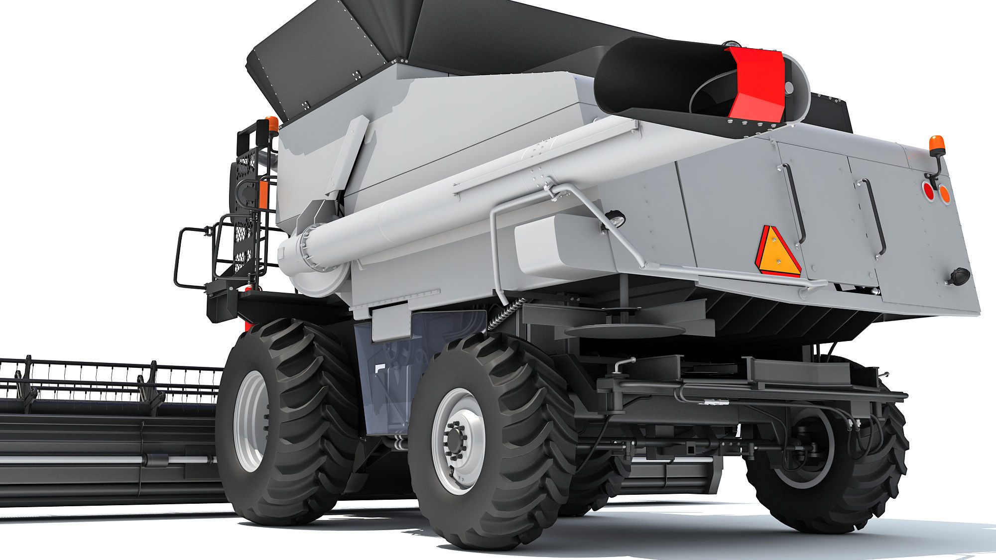 Combine Harvester 3D model_16
