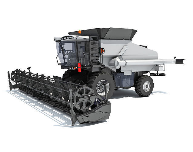 Combine Harvester 3D model