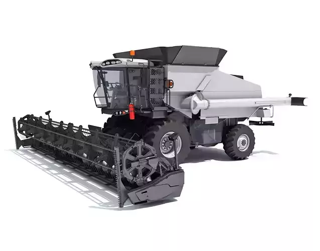 Combine Harvester 3D model