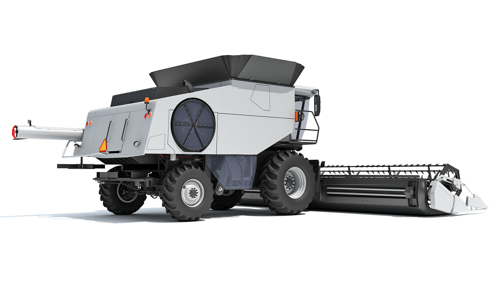 Combine Harvester 3D model_20