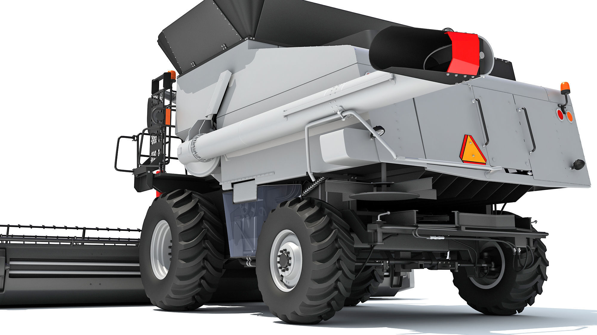 Combine Harvester 3D model_9