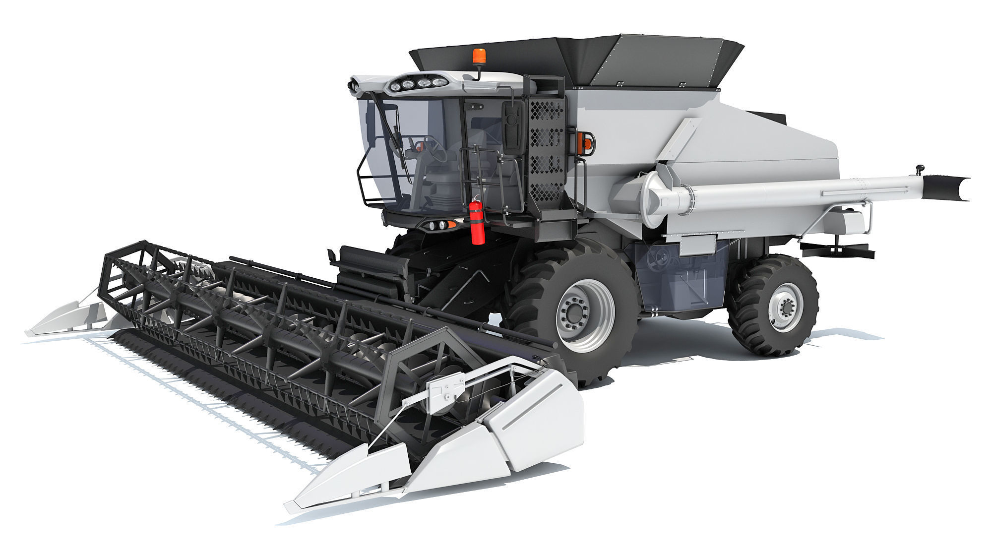 Combine Harvester 3D model_15