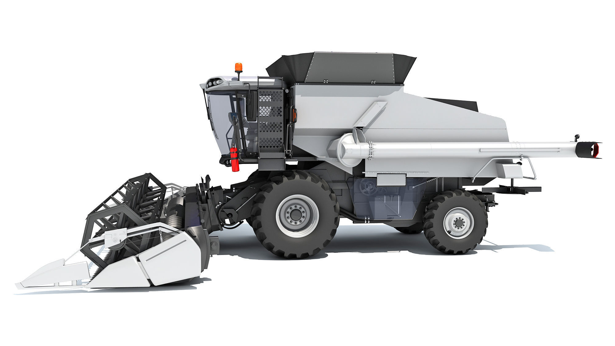 Combine Harvester 3D model_16