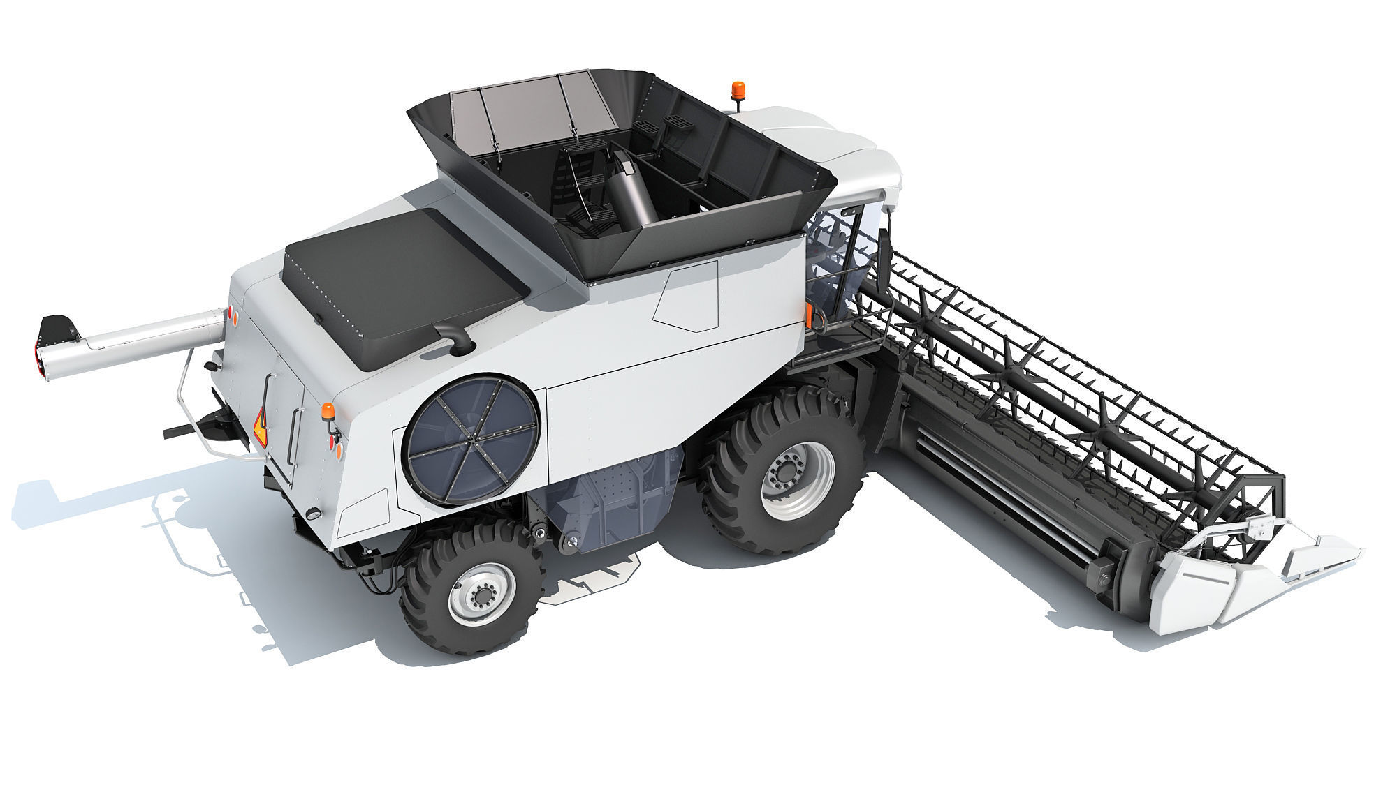 Combine Harvester 3D model_21