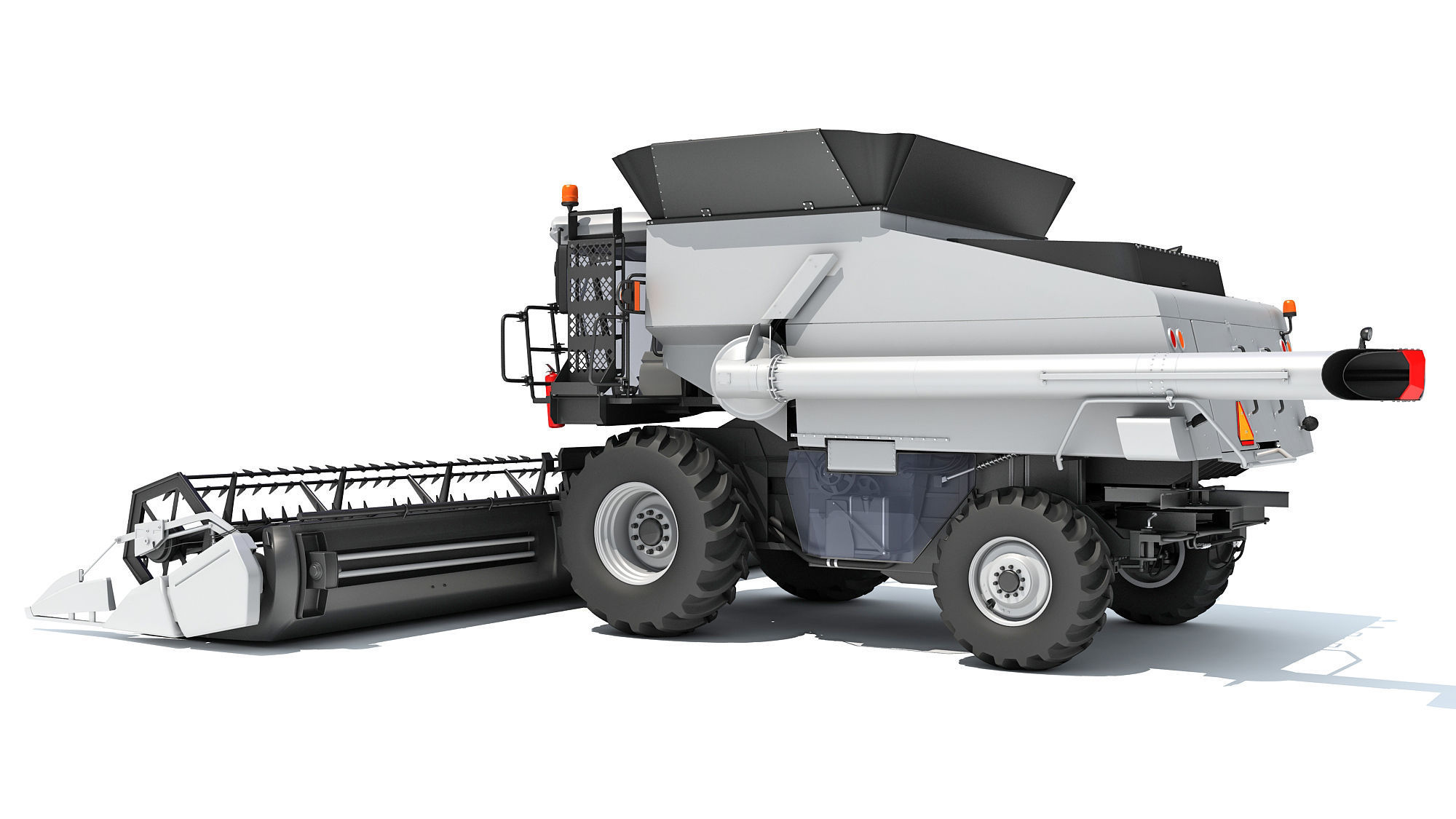 Combine Harvester 3D model_17