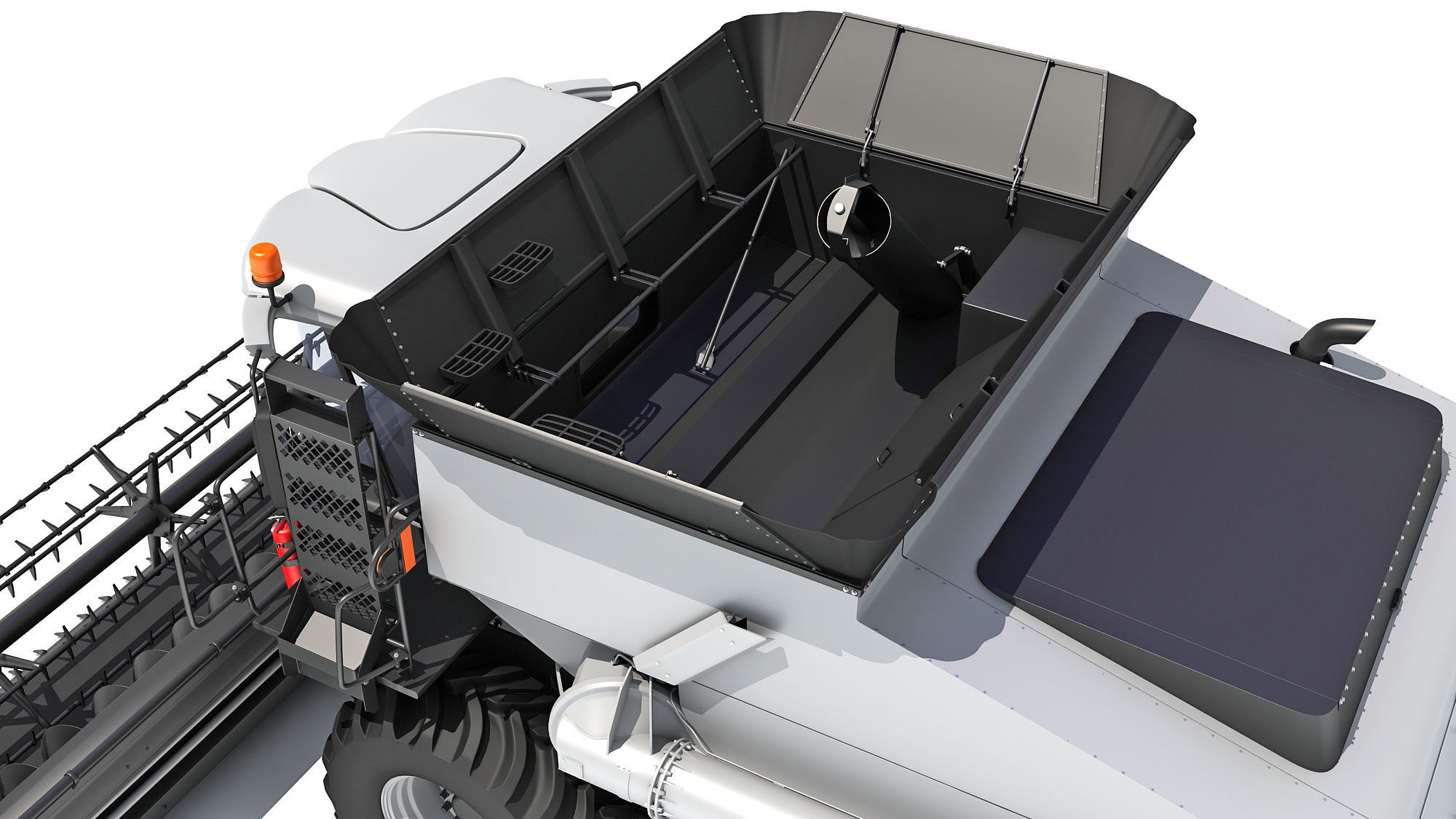 Combine Harvester 3D model_8