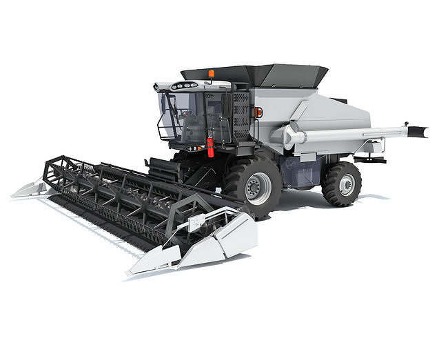 Combine Harvester 3D model