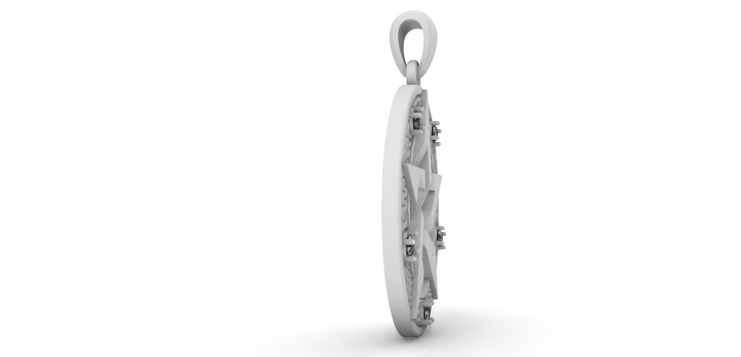 Celtic Pentagrama  3D print model_12