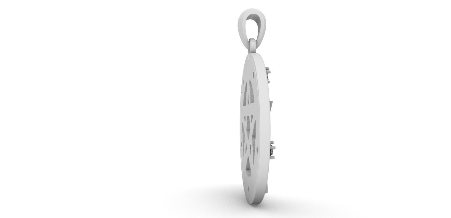 Celtic Pentagrama  3D print model_13