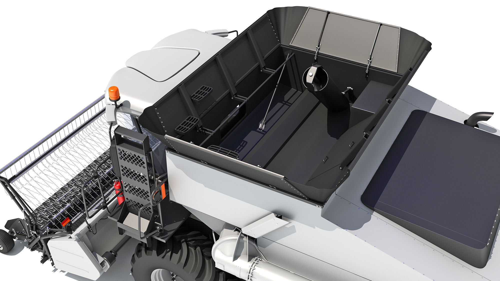 3D Harvester combine 3D model_15