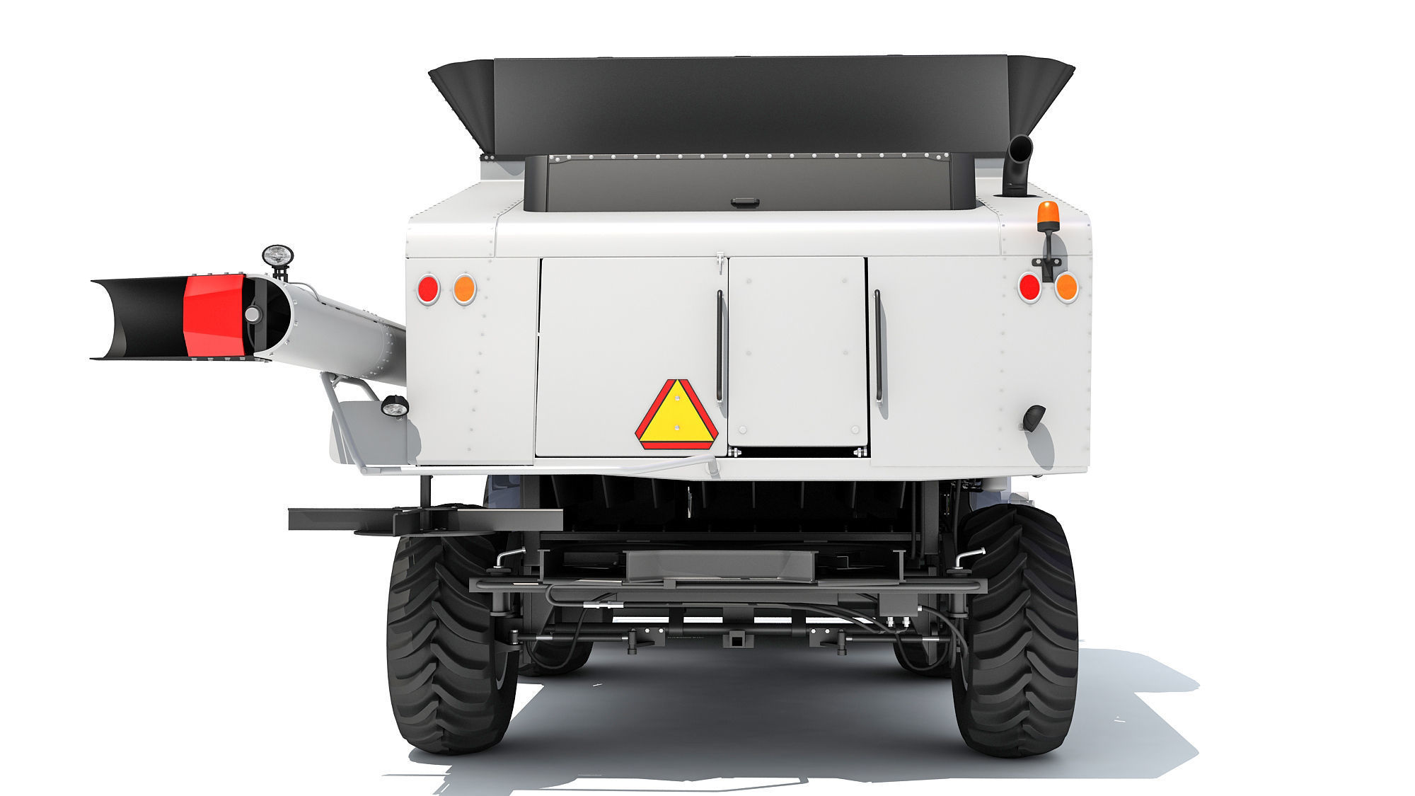 3D Harvester combine 3D model_4