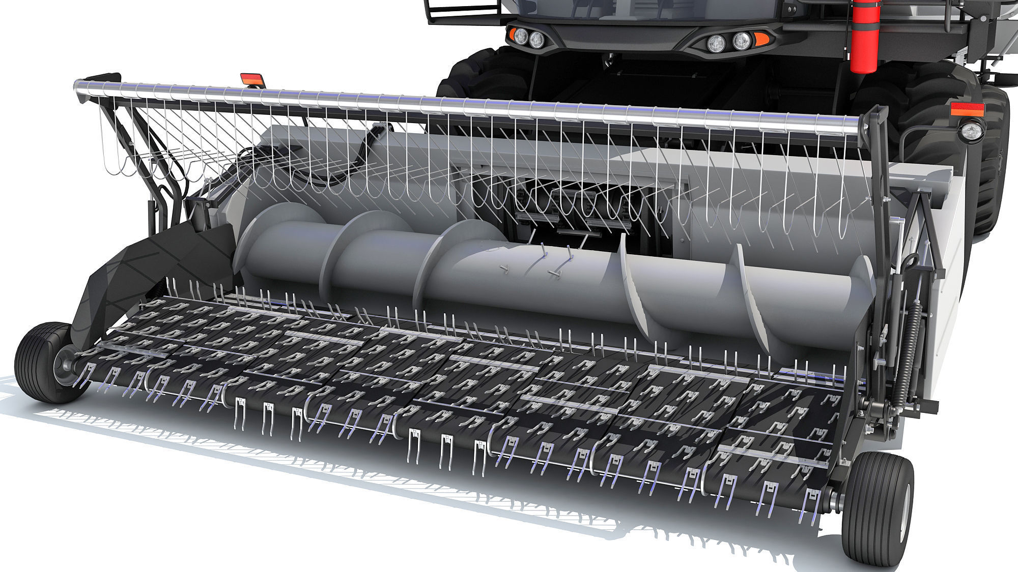 3D Harvester combine 3D model_13