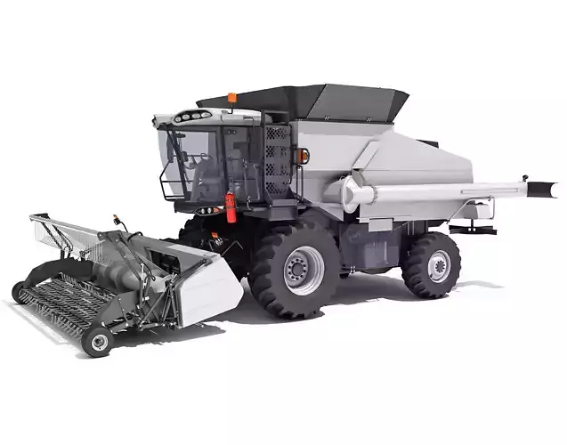 3D Harvester combine 3D model