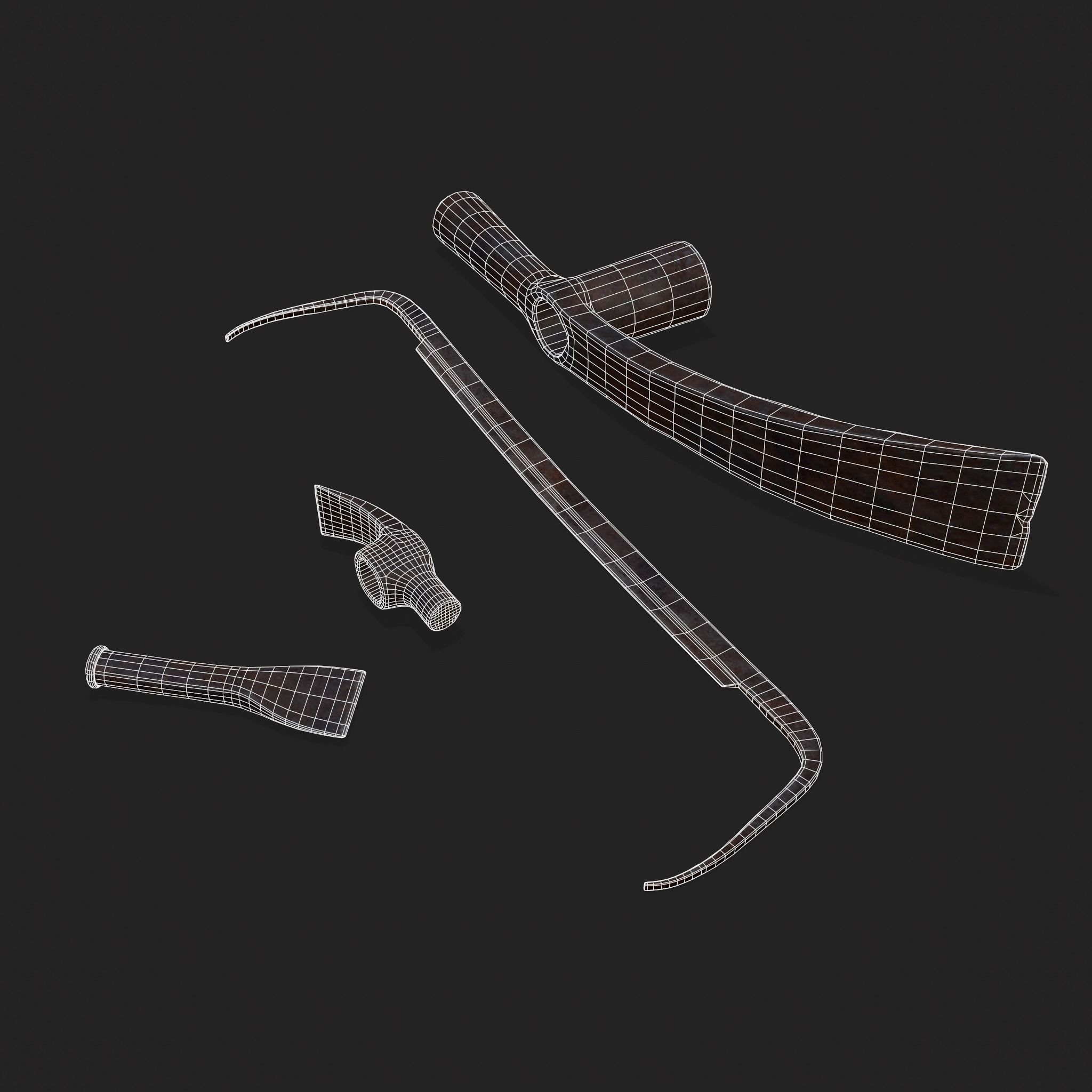 Medieval Prop Mix Thirteen 3D Model Collection_16