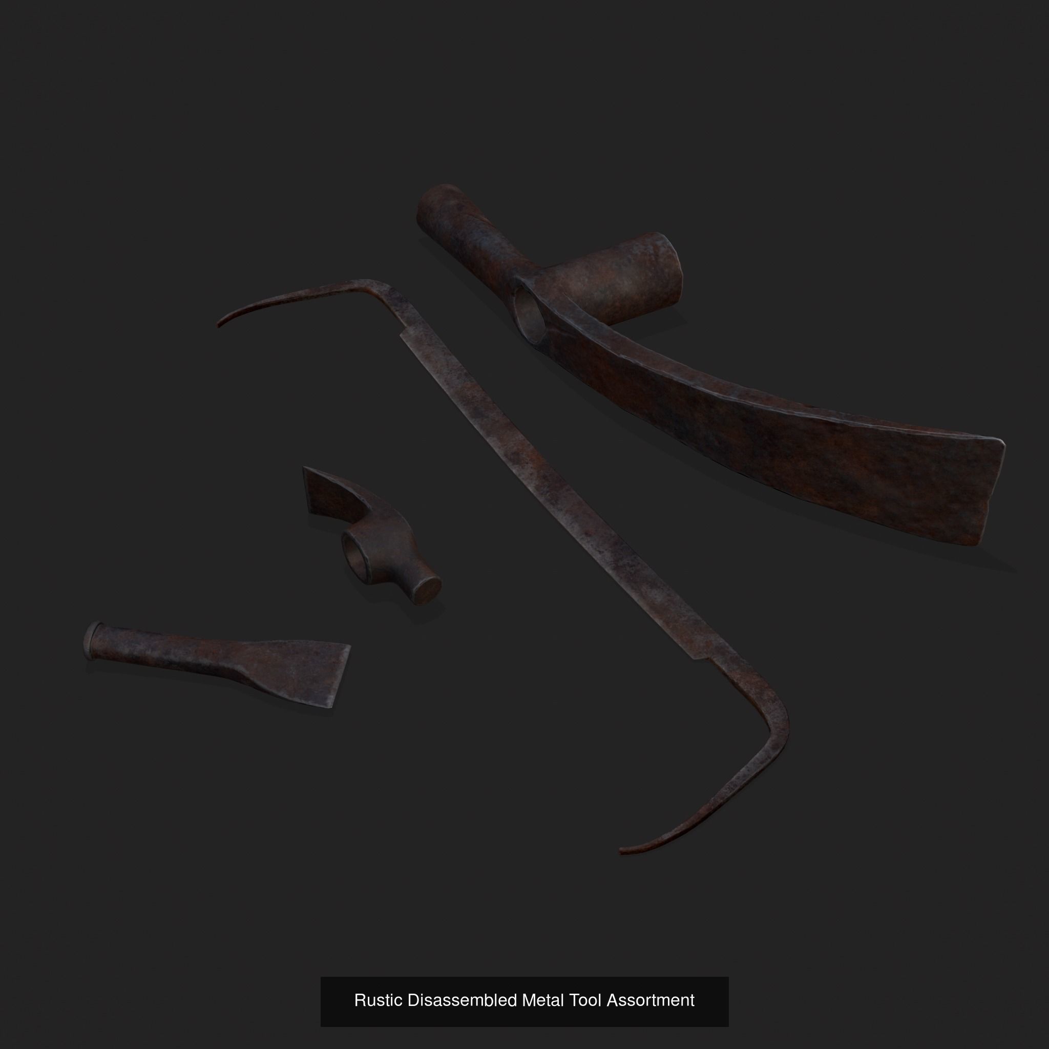Medieval Prop Mix Thirteen 3D Model Collection_8