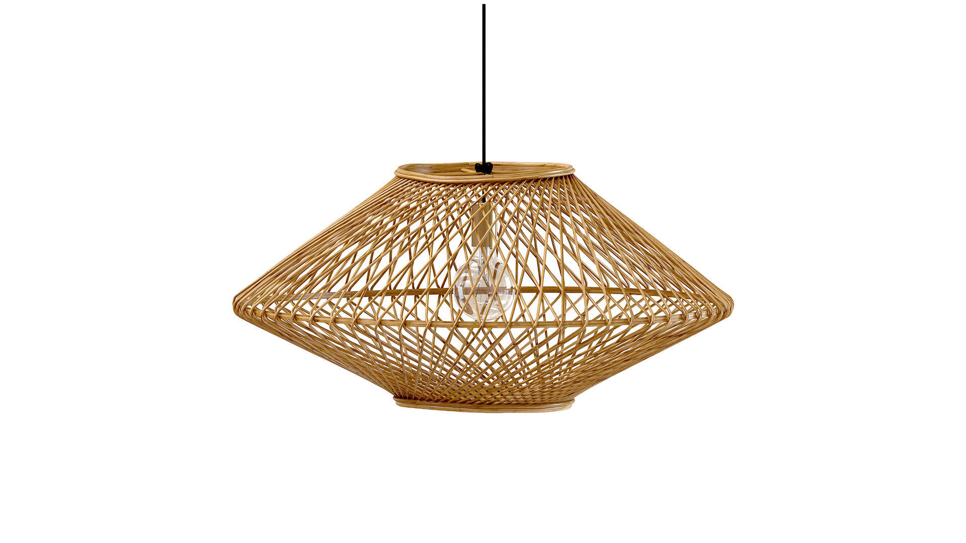 Madam Stoltz Bamboo Ceiling Lamp 3D model_1