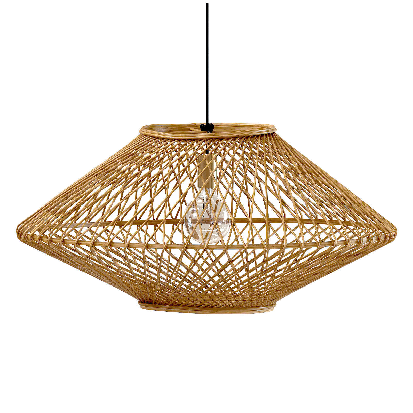Madam Stoltz Bamboo Ceiling Lamp 3D model_4